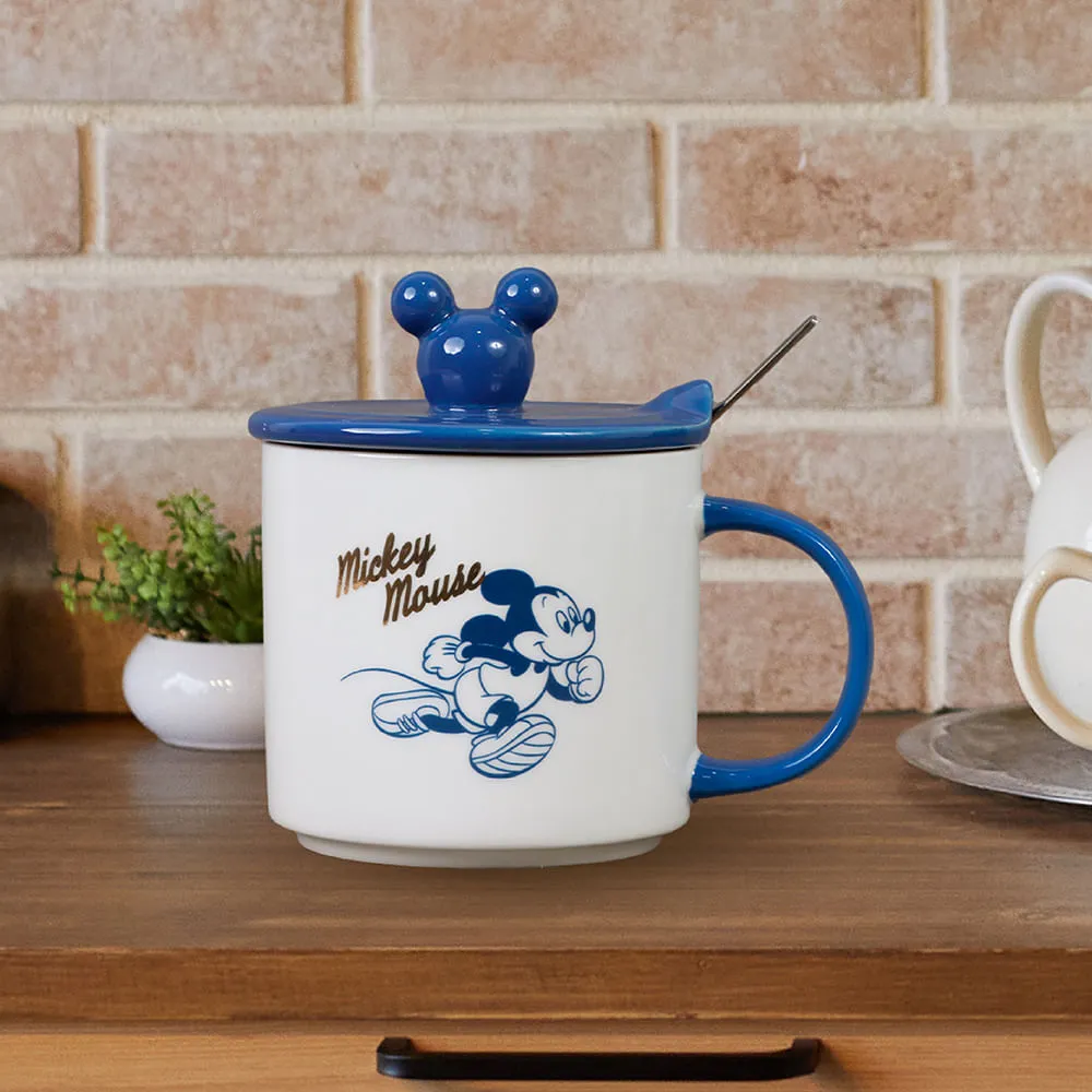 Disney Taza de cuchara de espresso Mickey n Minnie