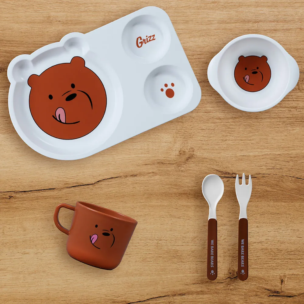 Kit Cubiertos Con Estuche We Bare Bears Panda - Cocina - Miniso en