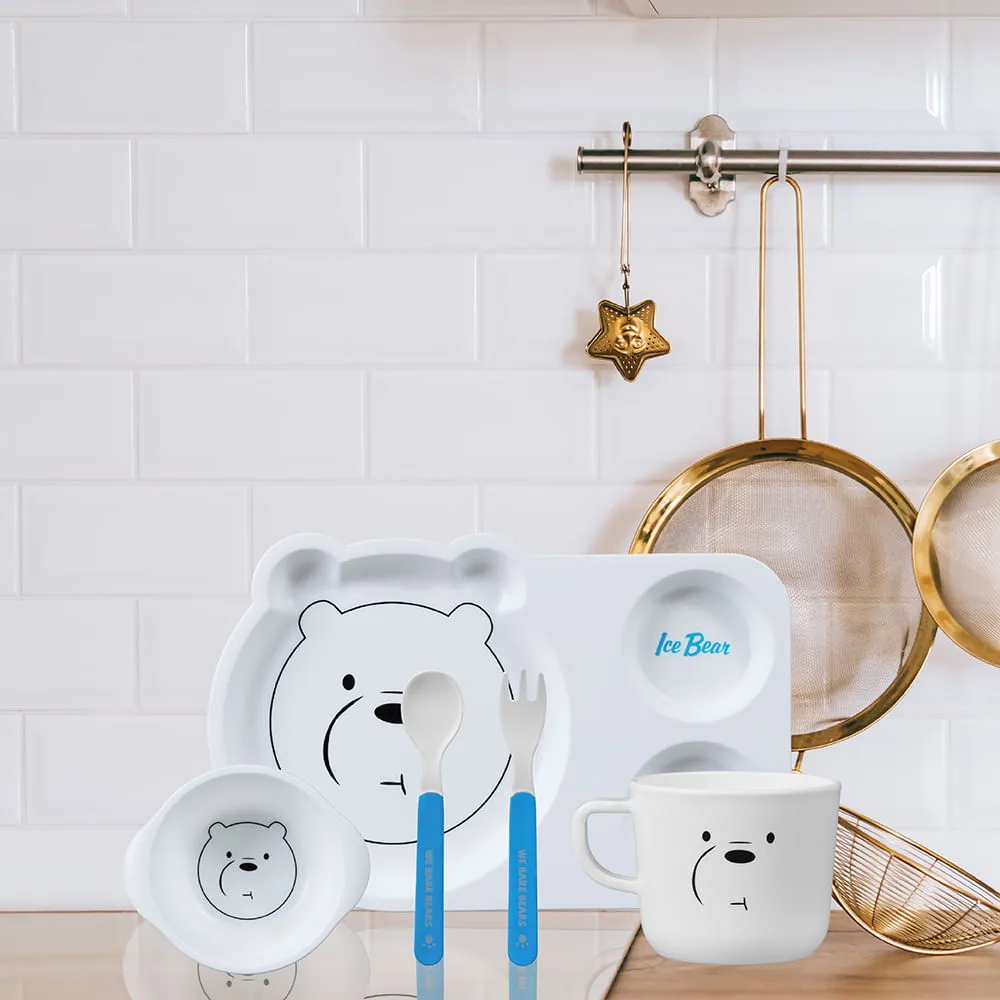 Kit Cubiertos Con Estuche We Bare Bears Panda - Cocina - Miniso en