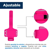 Funda Deportiva Para Brazo 83% Poliéster