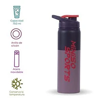 Cilindro Deportivo Acero Inoxidable Morado 750 ml