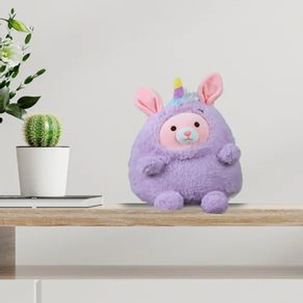 Peluche Miniso Conejita Bun Bun Disfrazada De Unicornio 22x28 cm 0-99 Años