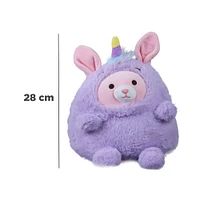 Peluche Miniso Conejita Bun Bun Disfrazada De Unicornio 22x28 cm 0-99 Años