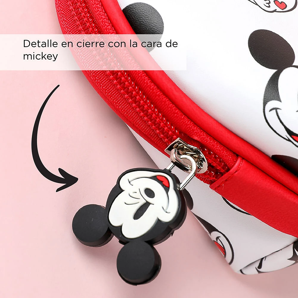 Cosmetiquera Disney Mickey Mouse Blanca 21x7x12.8 cm