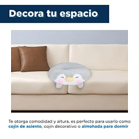 Cojín Para Asiento Sr. Miniso Felpa Gris 38x36 cm