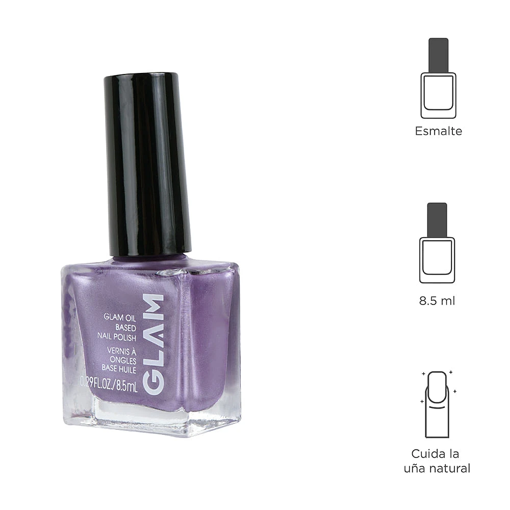 Esmalte Para Uñas Metallic Purple Morado 8.5 ml