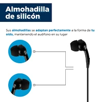 Audífonos De Cable Serie De Frutas Negros