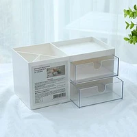 Organizador Con Cajones Multifuncional Plástico Blanco 17X8.7X9 cm