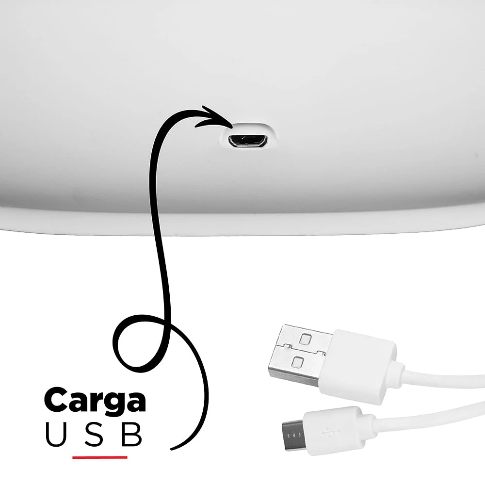 Difusor De Aroma Carga USB Blanco 200 ml