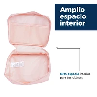 Organizador De Viaje Sencillo Rosa