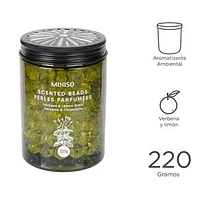 Aromatizante Ambiental Perlas Perfumadas 220 gr Verbena Y Limón