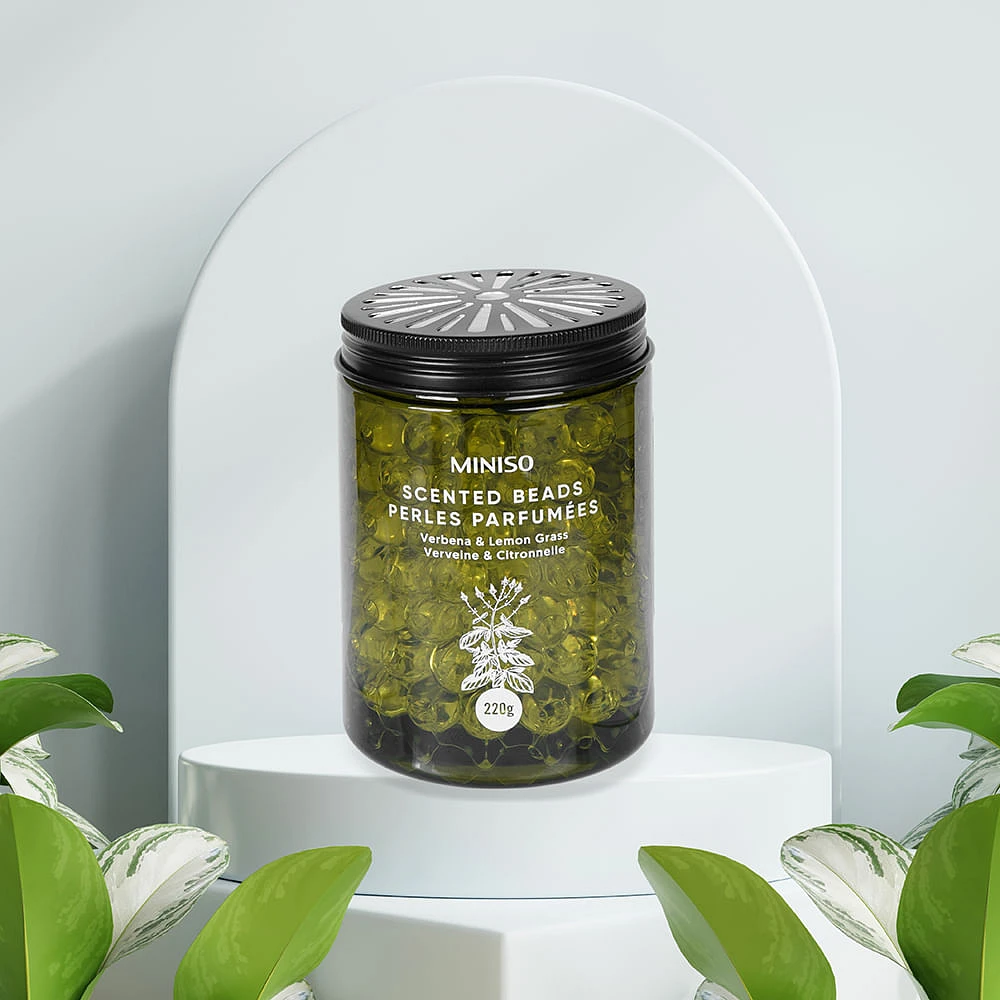 Aromatizante Ambiental Perlas Perfumadas 220 gr Verbena Y Limón