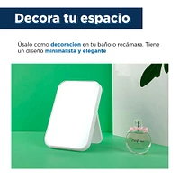 Espejo Rectangular De Mesa Blanco