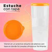 Set De Vasos Plástico 6 Piezas