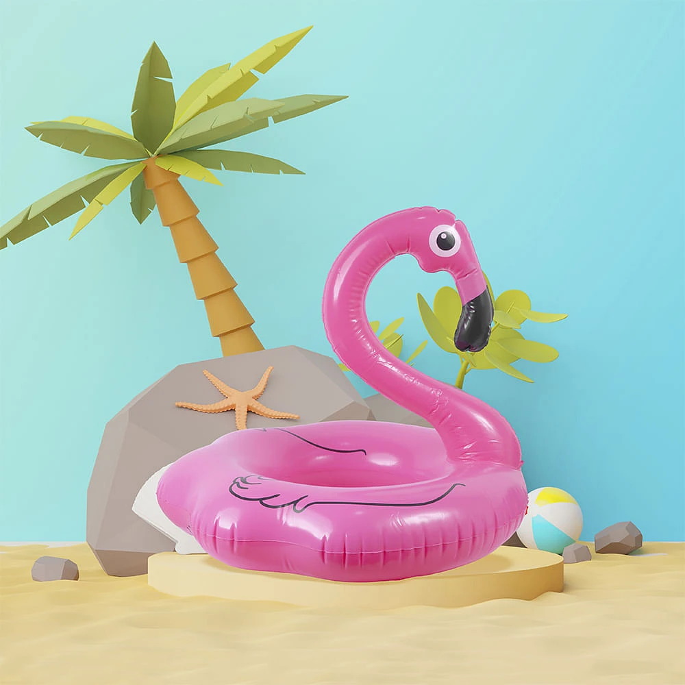 Inflable Para Alberca Flamingo PVC Rosa 60 cm