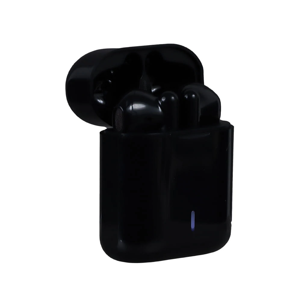 Audífonos Inalámbricos Con estuche De Carga Negros 5x5 cm TWS