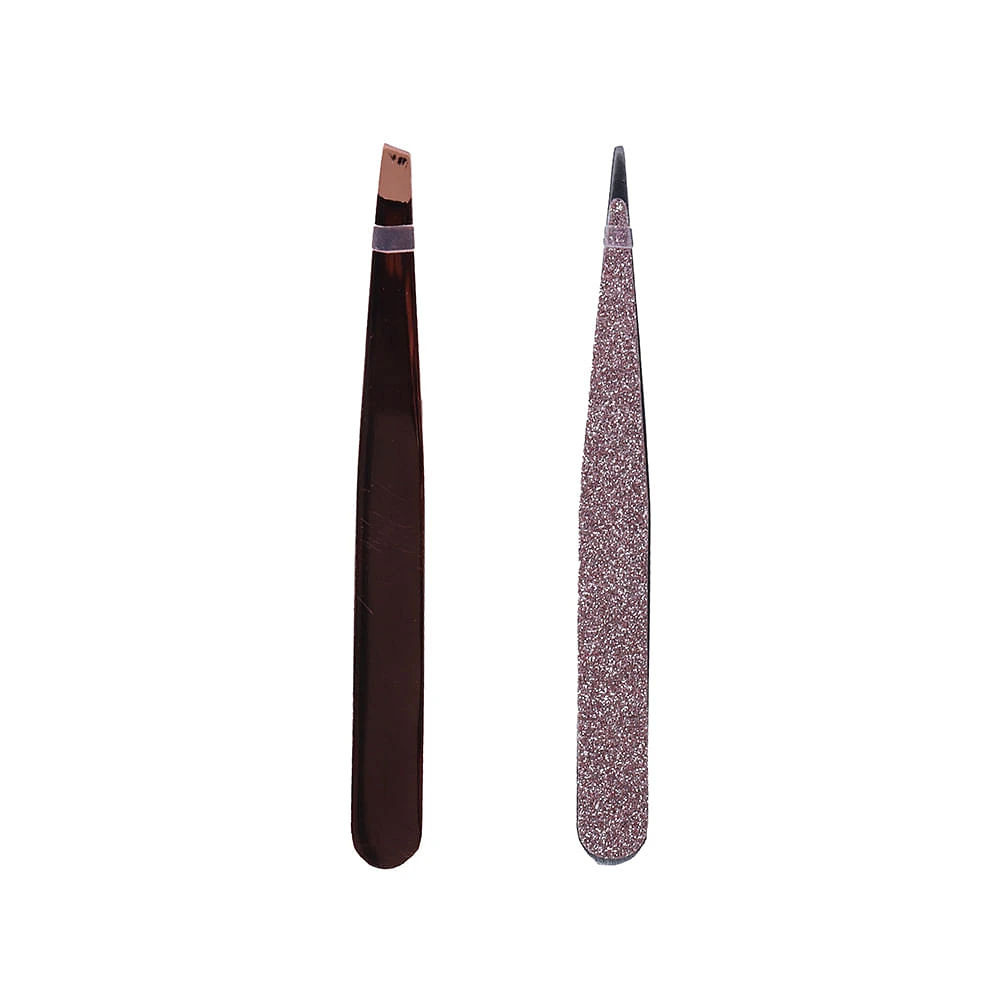 Set Pinzas Para Cejas Sparkling Star 9.5 cm 2 Piezas