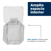 Set Bolsos De Viaje Grises 41x31x10 cm, 31x20.5x10 cm 2 Piezas