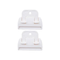 Paquete De Clips Selladores De Bolsa Blanco 2 Piezas