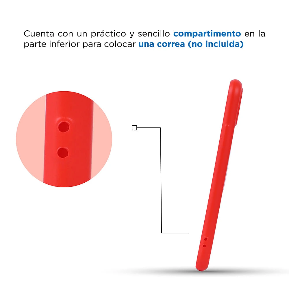 Funda Para IPhone 12 Pro Sintética Roja 15x7.4x1 cm