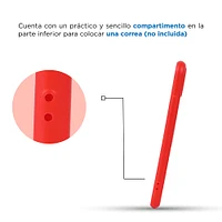 Funda Para IPhone 12 Pro Sintética Roja 15x7.4x1 cm