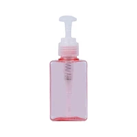Botella De Viaje Con Dispensador Plástico Rosa 100 ml