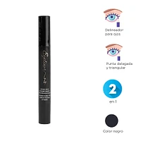 Lápiz Delineador Para Ojos Doble Punta Negro 3.2 ml