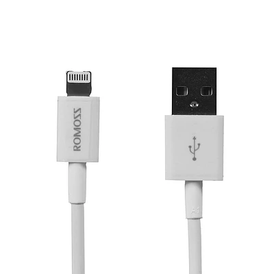 Cable De Carga Y Datos USB A Lightning Blanco 1 m