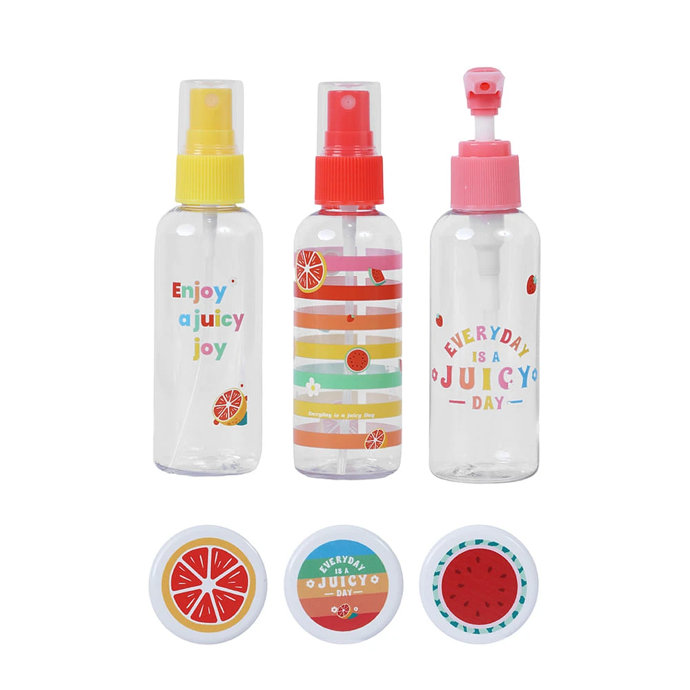 Kit Botellas De Viaje Enjoy A Juicy Joy Plástico 6 Piezas