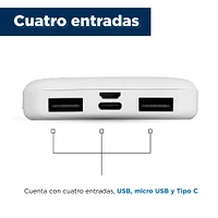 Batería Portátil Power Bank Micro Usb