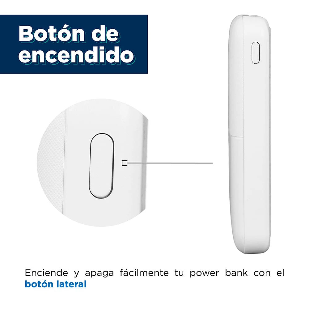 Batería Portátil Power Bank Micro Usb