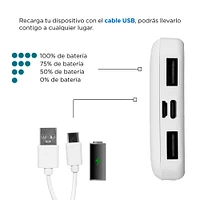Batería Portátil Power Bank Micro Usb
