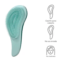 Cepillo Desenredante Para Cabello Sintético Verde 19 cm