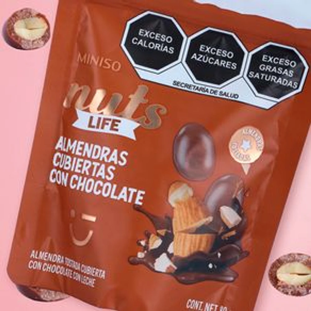 Almendras Cubiertas con Chocolate 80 gr