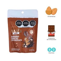 Almendras Cubiertas con Chocolate 80 gr