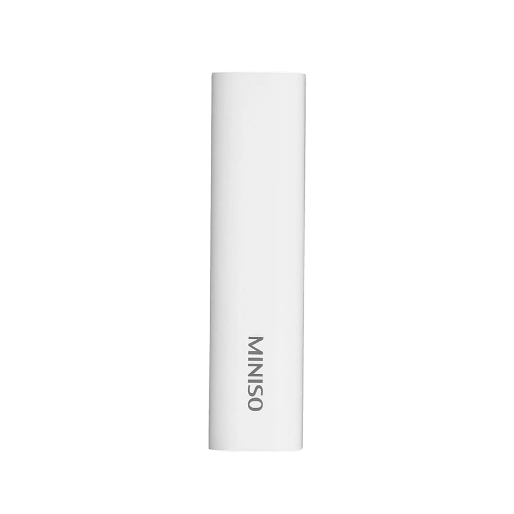 Batería Portátil Power Bank Micro Usb Y USB Blanca 2.3x9.4 cm