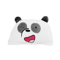 Manta Con Capucha We Bare Bears Panda Textil Rosa 100x90 cm