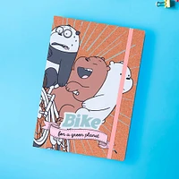 Libreta We Bare Bears Eco Friendly 14.4x20.7 cm Rayas 96 Hojas