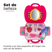 Set Juguete Tocador Plástico Rosa 24x6x18 cm 21 Piezas