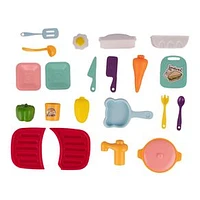 Set Juguete Con Estuche Cocina Sintético Rosa 38.5x29x30 cm 25 Piezas