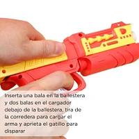 Pistola De Juguete Balas Suaves Roja 19.5x12.5x4.4 cm 5 Piezas