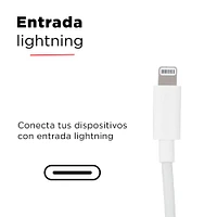 Cable De Carga USB a Lightning Blanco 1 M