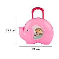 Set Juguete Con Estuche Cocina Sintético Rosa 38.5x29x30 cm 25 Piezas