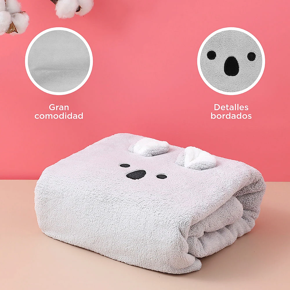 Toalla De Baño Para Manos Koala Gris