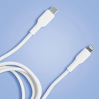 Cable De Carga Rápida Y Datos USB A Lightning Gris 1 m