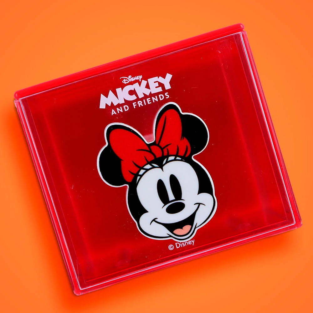 Organizador De Escritorio Disney Minnie Mouse Con Cajón Sintético Rojo 10x9x8 cm