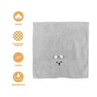 Toalla De Baño Koala 85% Poliéster, 15% Poliamida Gris 70x140 cm