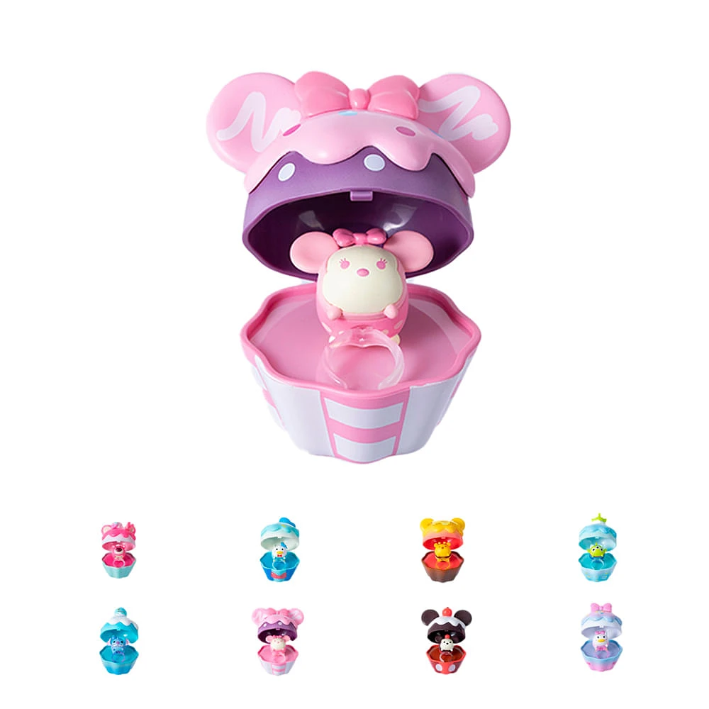 Blind Box Disney Tsum Tsum Cupcake Con Anillo 4x7 cm