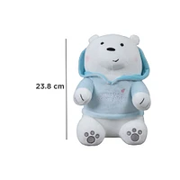 Peluche We Bare Bears Polar Con Sudadera Felpa Azul 25x18 cm