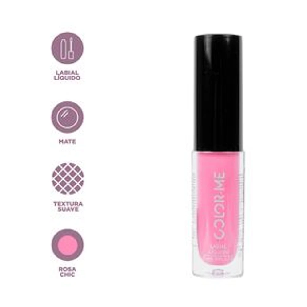 Lápiz Labial Liquido Color Me Mate Rosa Chic 2.7 gr